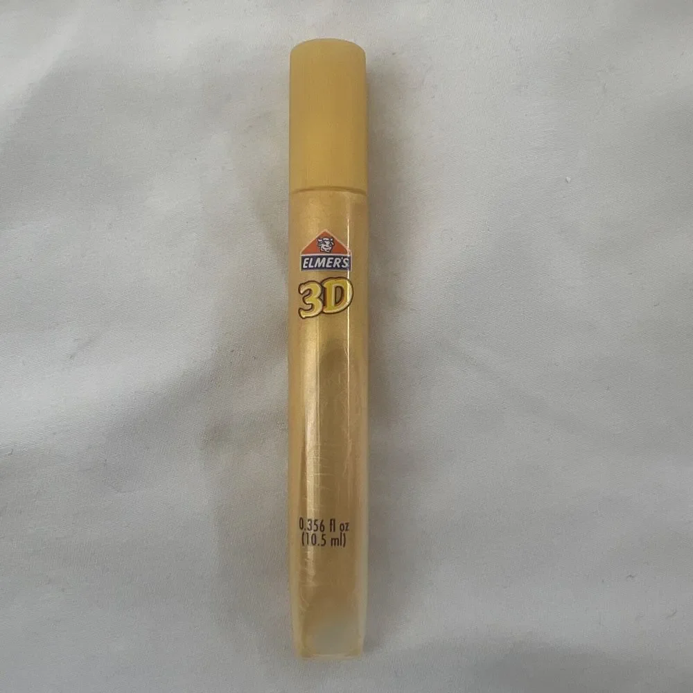 Elmer's 3D Glitter Paint Pens .356 Fl Oz Lot Of 8‎ Gold 12 Purple NEW